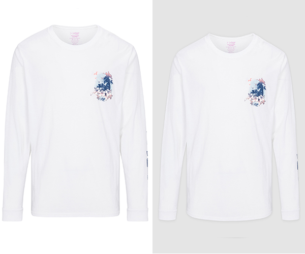 white long sleeves