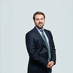 a man with black eye glasses