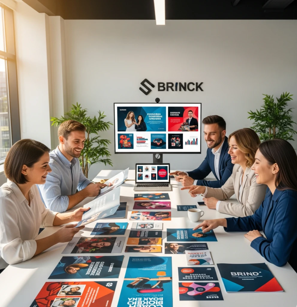 team having a business meeting