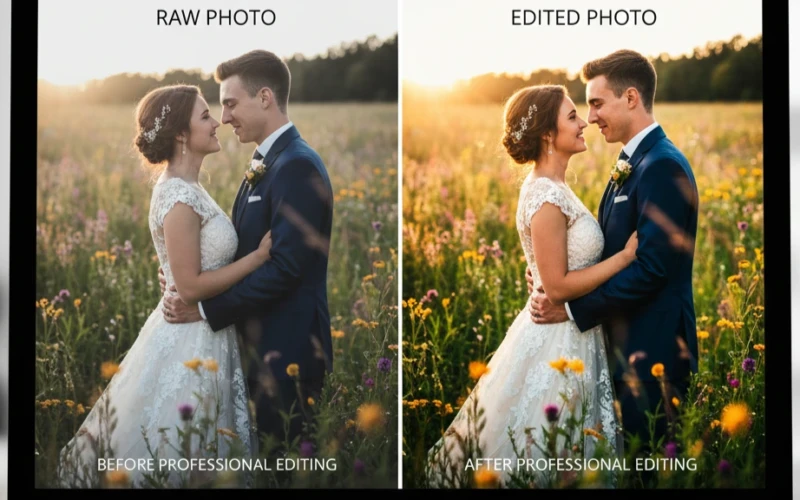Affordable Wedding Photo Editor for Brides, Grooms & Photographers