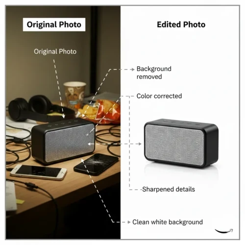 What Our Amazon Product Photo Editing Service Offers