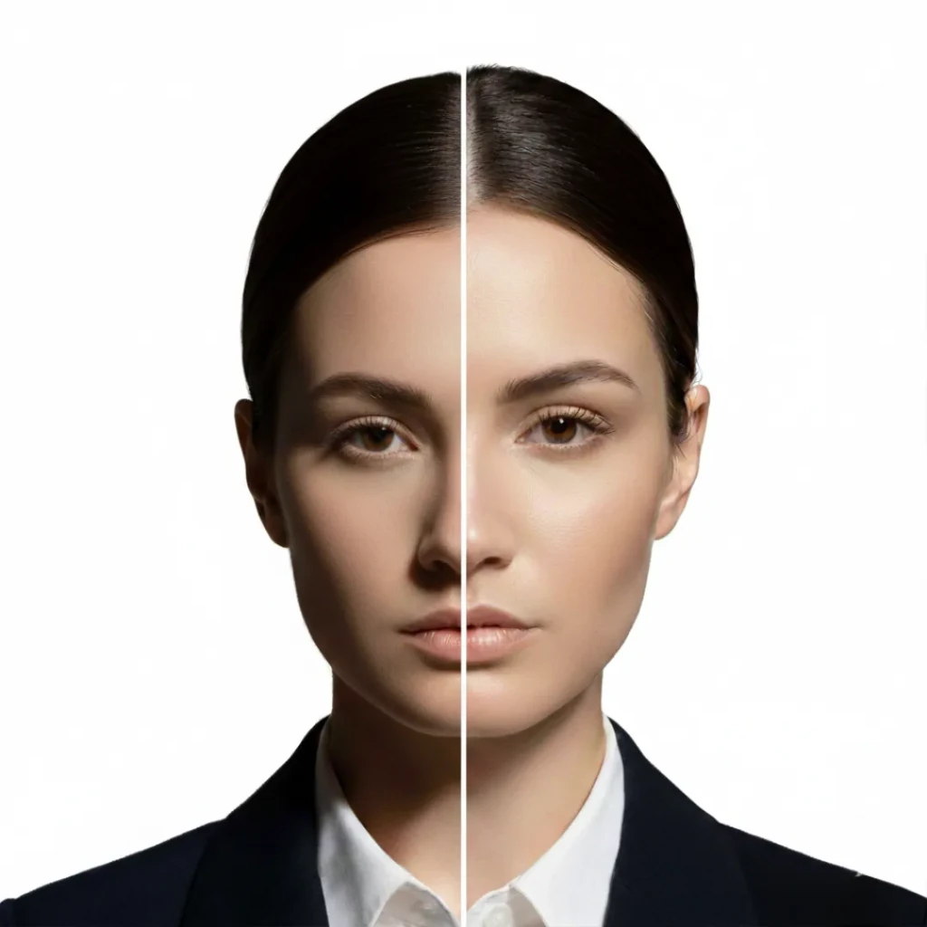 Correct Color and Lighting Issues for Headshot Retouch