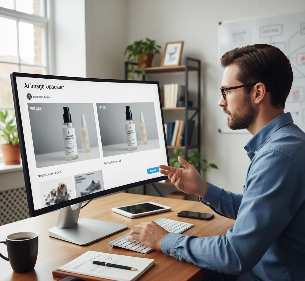 Benefits of Using an Al Image Upscaler for Marketing