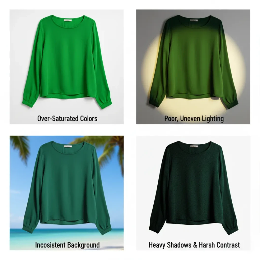 Common Editing Mistakes That Affects Clothing Sales