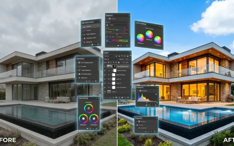 Professional Photoshop Techniques for Real Estate Photography